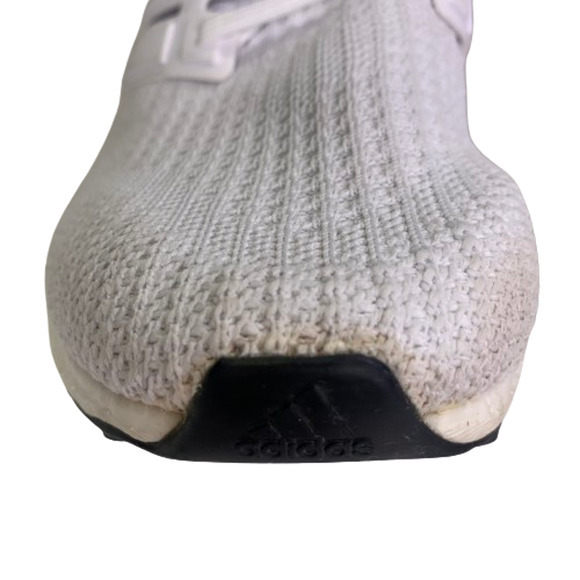 ADIDAS White & Gold Primeblue Ultra-Boost Sneakers - Picture 6 of 13